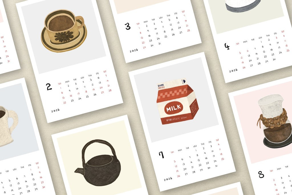 《茶日和》小畫卡桌曆