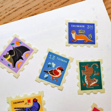 Load image into Gallery viewer, Taiwan Conservation Animals Stamp Stickers
