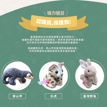 將圖片載入圖庫檢視器 臺灣穿山甲磁鐵布偶(林業署出品)