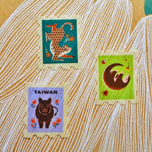 Load image into Gallery viewer, Taiwan Conservation Animals Stamp Stickers