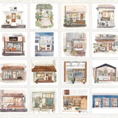 《休日的時光,在街上》藝術萬用卡畫冊