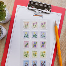 Load image into Gallery viewer, Taiwan Native Flowers Stamp Sticker