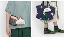 Load image into Gallery viewer, Small dumpling coin purse (with shoulder strap)