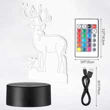 將圖片載入圖庫檢視器 暖呼呼馴鹿小燈(多色調光、附遙控器)
