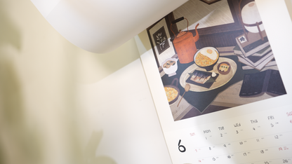 《小島散步》2026 木框掛曆