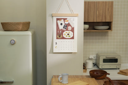 《小島散步》2026 木框掛曆