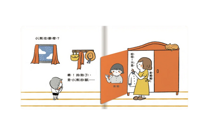 Where is the little bear?