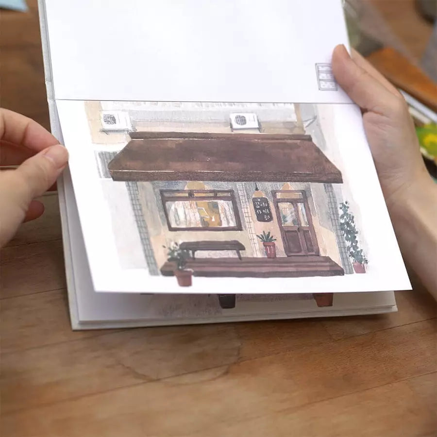 《休日的時光，在街上》藝術萬用卡畫冊