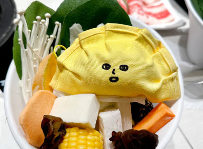 Small dumpling coin purse (with shoulder strap)