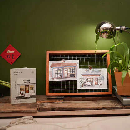 《休日的時光，在街上》藝術萬用卡畫冊