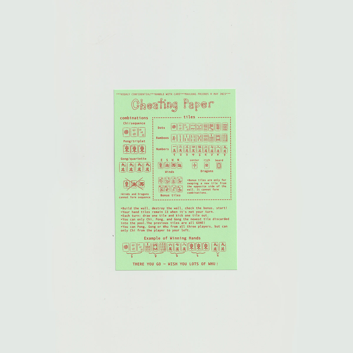 Mahjong : an International Manual