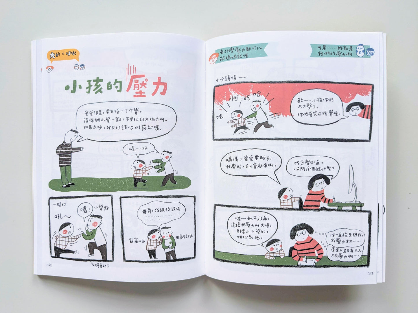 Big and Small: The Daily Life Battles of Mother and Child (Display Book/90% New) 