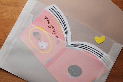 The Story of Us 造型明信片（附信封）