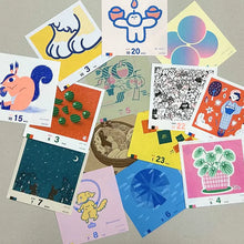 Load image into Gallery viewer, Japanese JAM Stencil Printing Design Calendar 2025 (+ Freebies)
