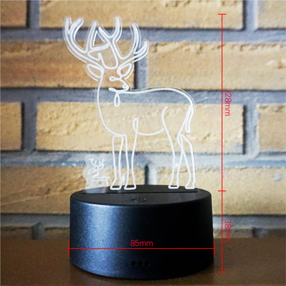 暖呼呼馴鹿小燈（多色調光、附遙控器）