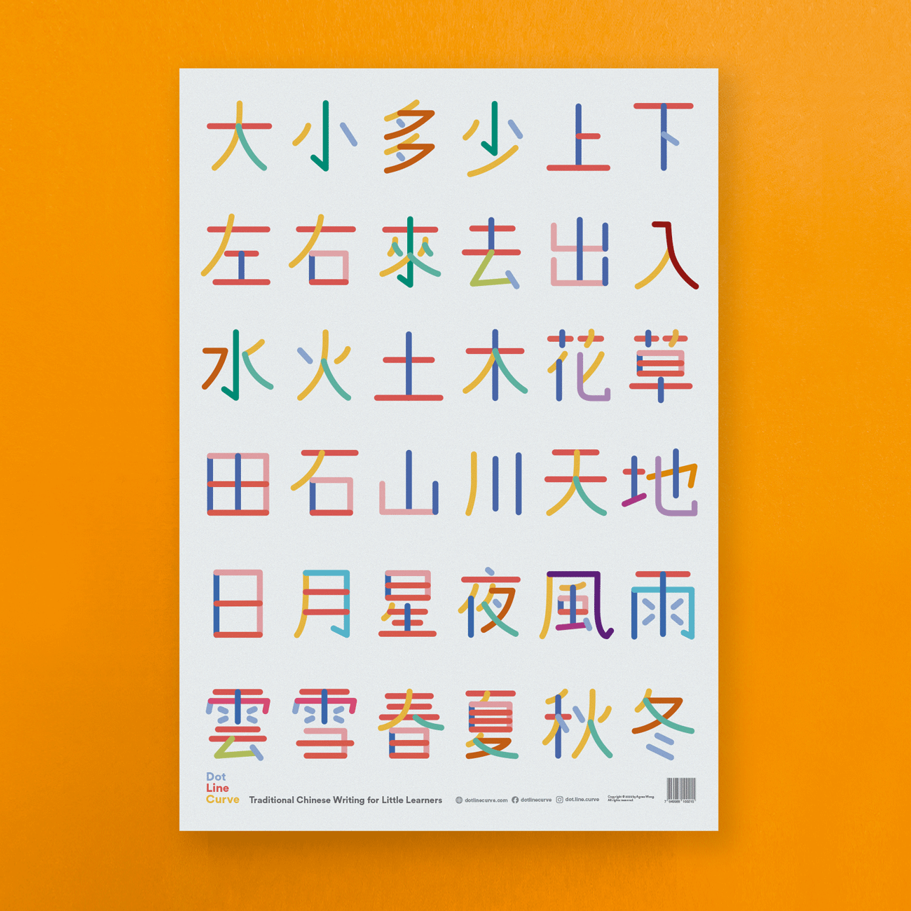 36 Character Poster (A2)